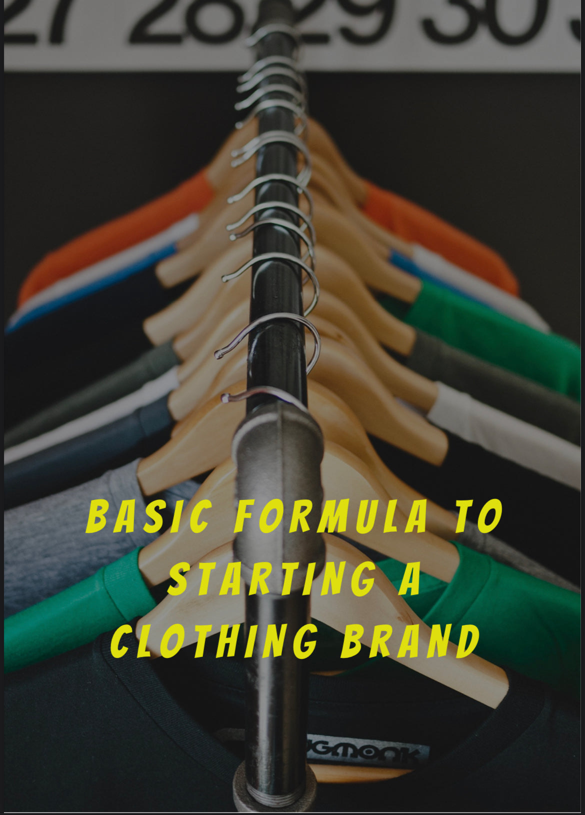 Basic Formula to Starting A Clothing Brand